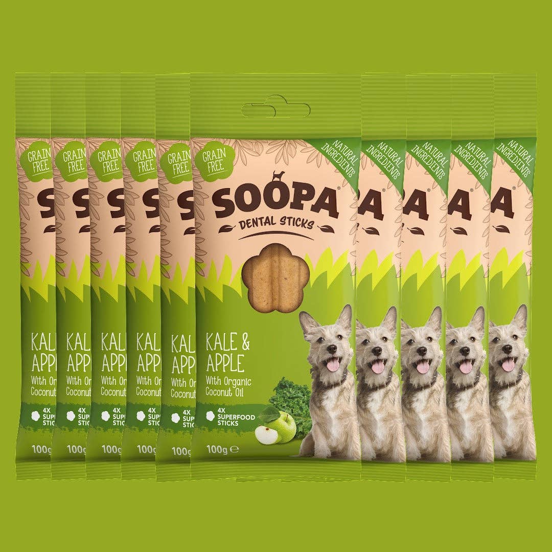Kale & Apple Dog Dental Sticks