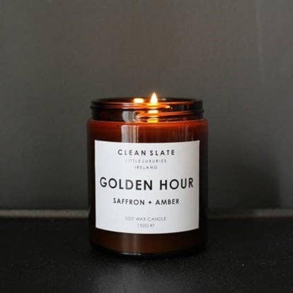 CLEAN SLATE Golden Hour Amber Candle