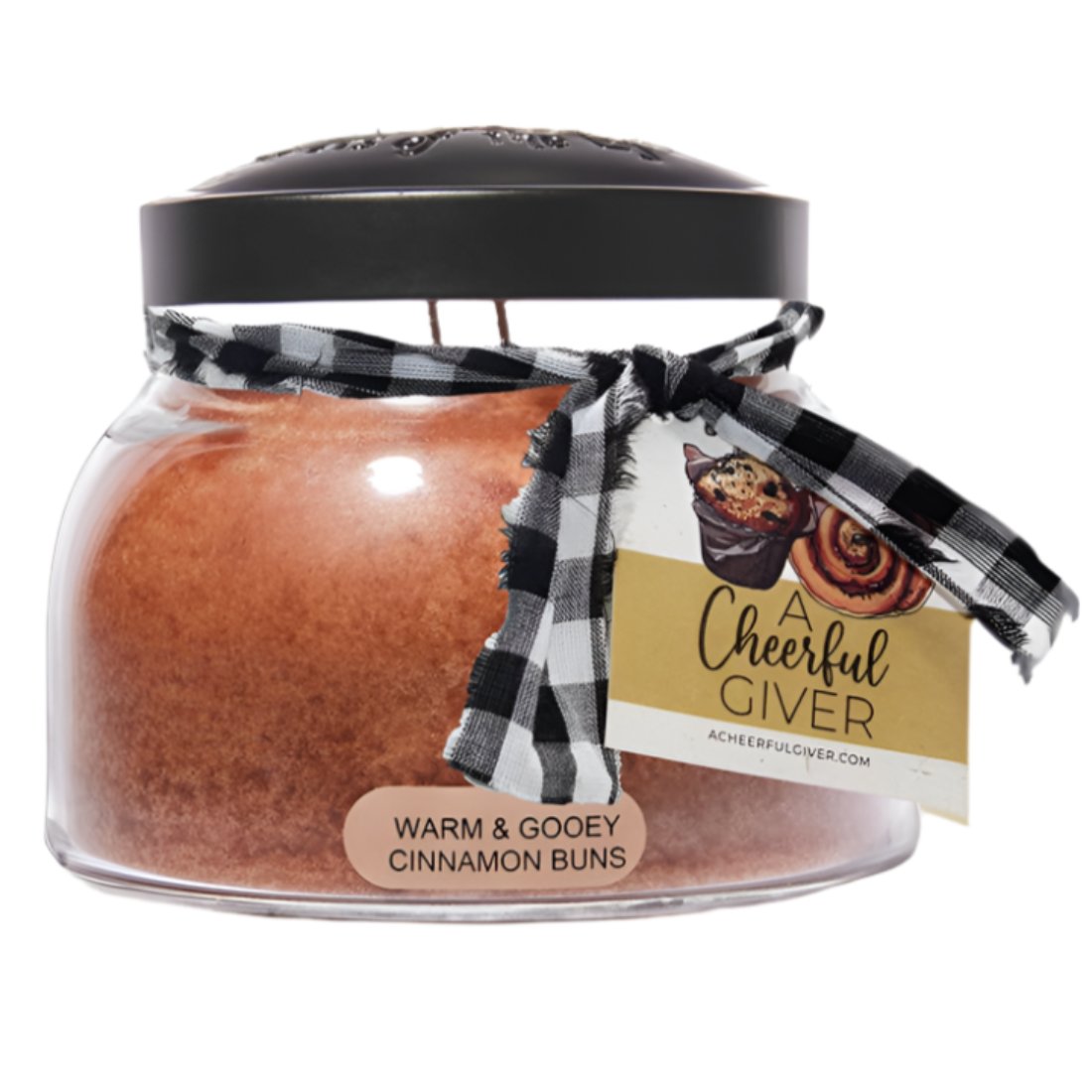 Cheerful Candle Warm & Gooey Cinnamon Buns Candle