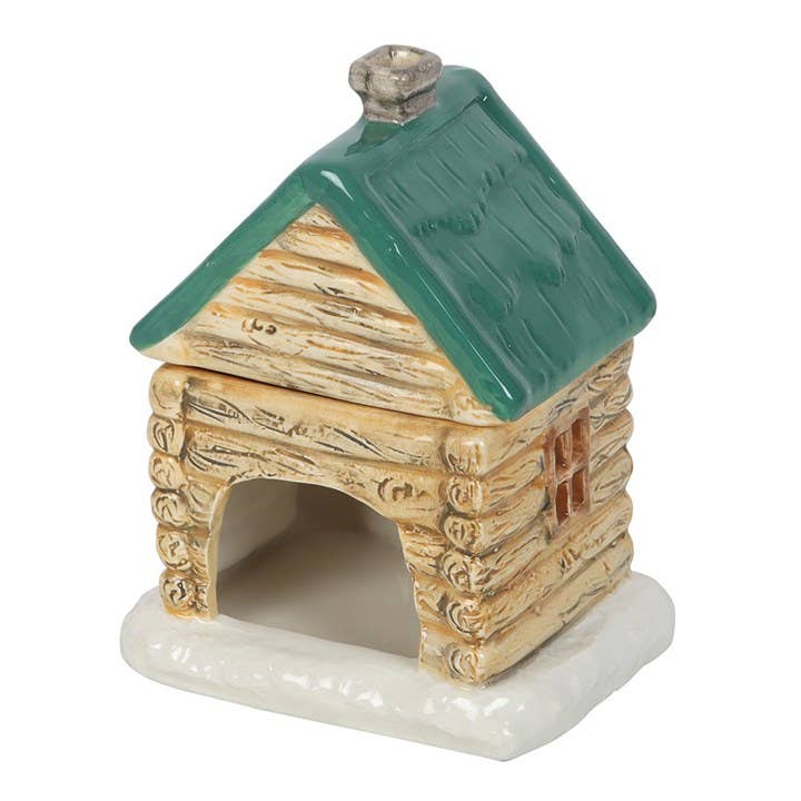 Something Different Winter Cabin Ski Chalet Oil Burner