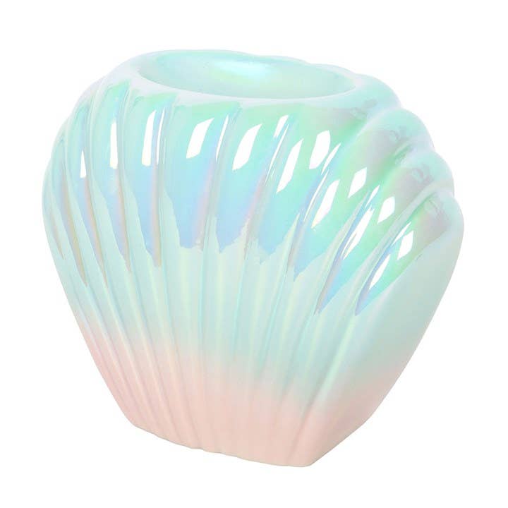 Something Different Iridescent Shell Coastal Oil Burner