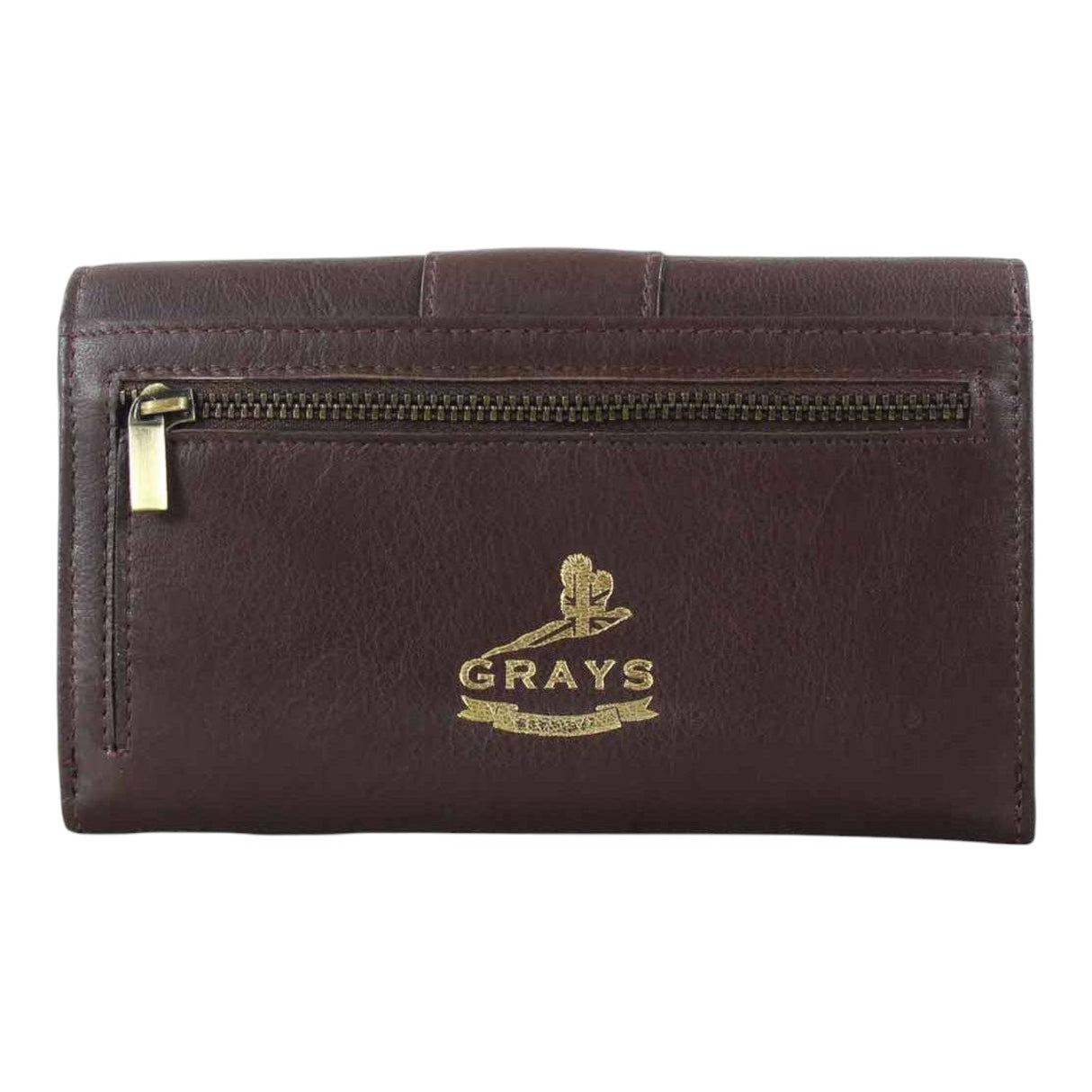 Grays 1922 Isla Purse with Snaffle in Brown Leather