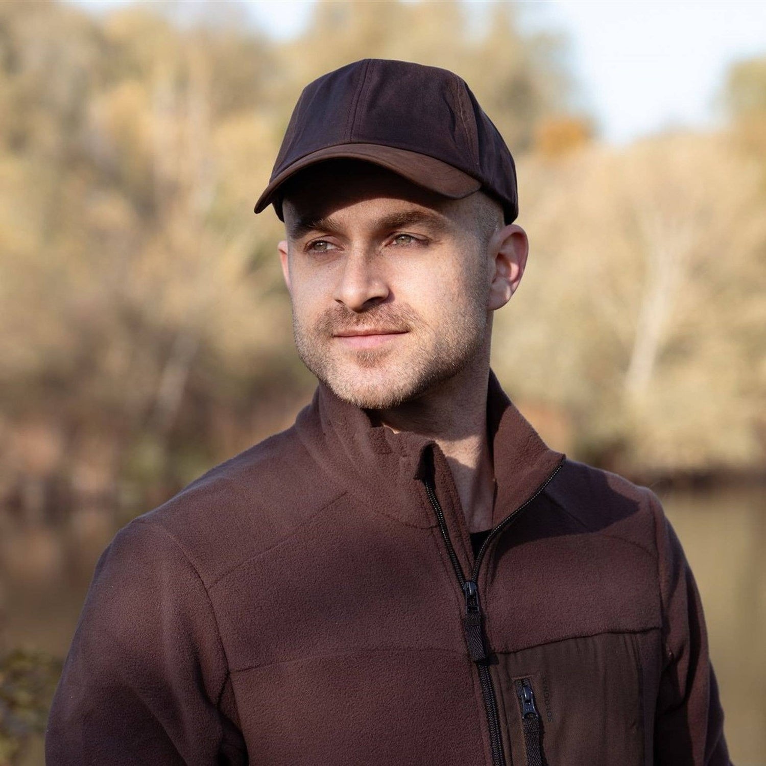 Heather Hats Hamilton Wax/Leather Baseball Cap