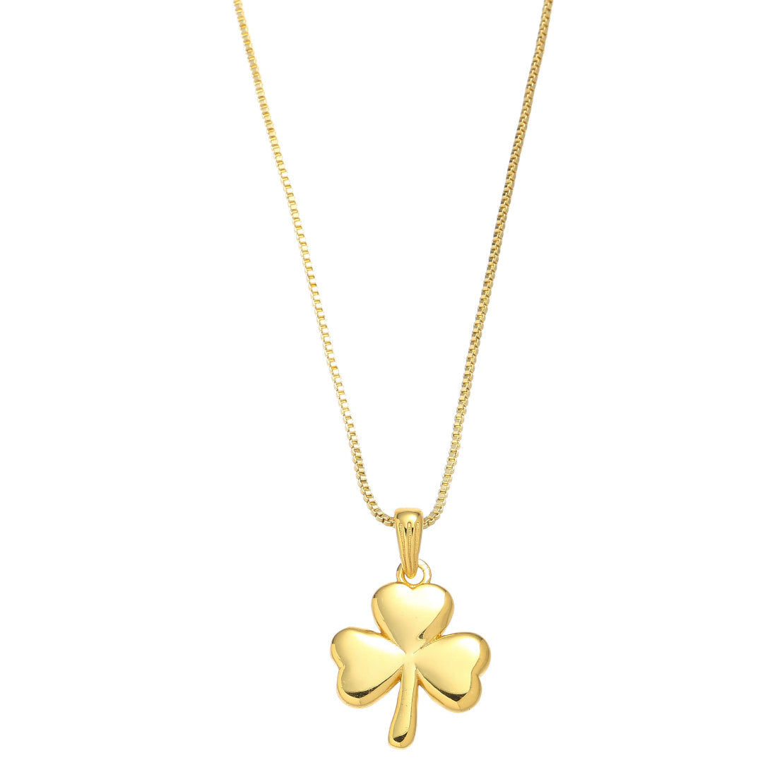 Gra Collection Shamrock Pendant Gold Vermeil