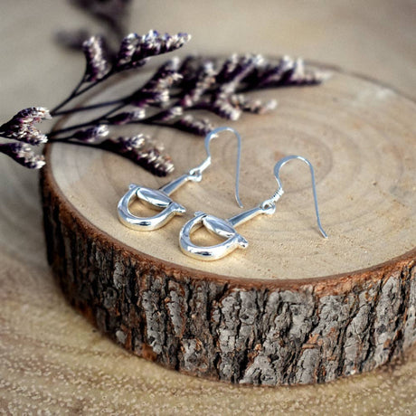 Kali Ma Cavelli Half D Ring Snaffle Earrings