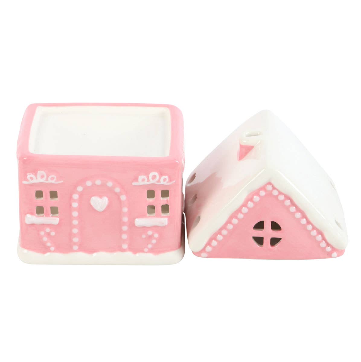 Something Different Pink Gingerbread House Oil Burner