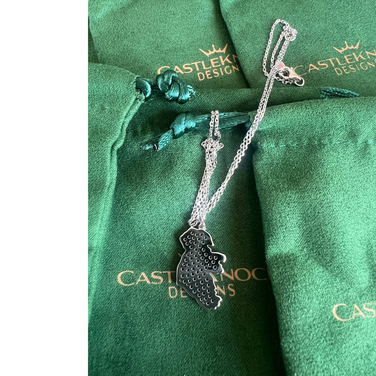 CastleKnock Designs Ireland Map Necklace