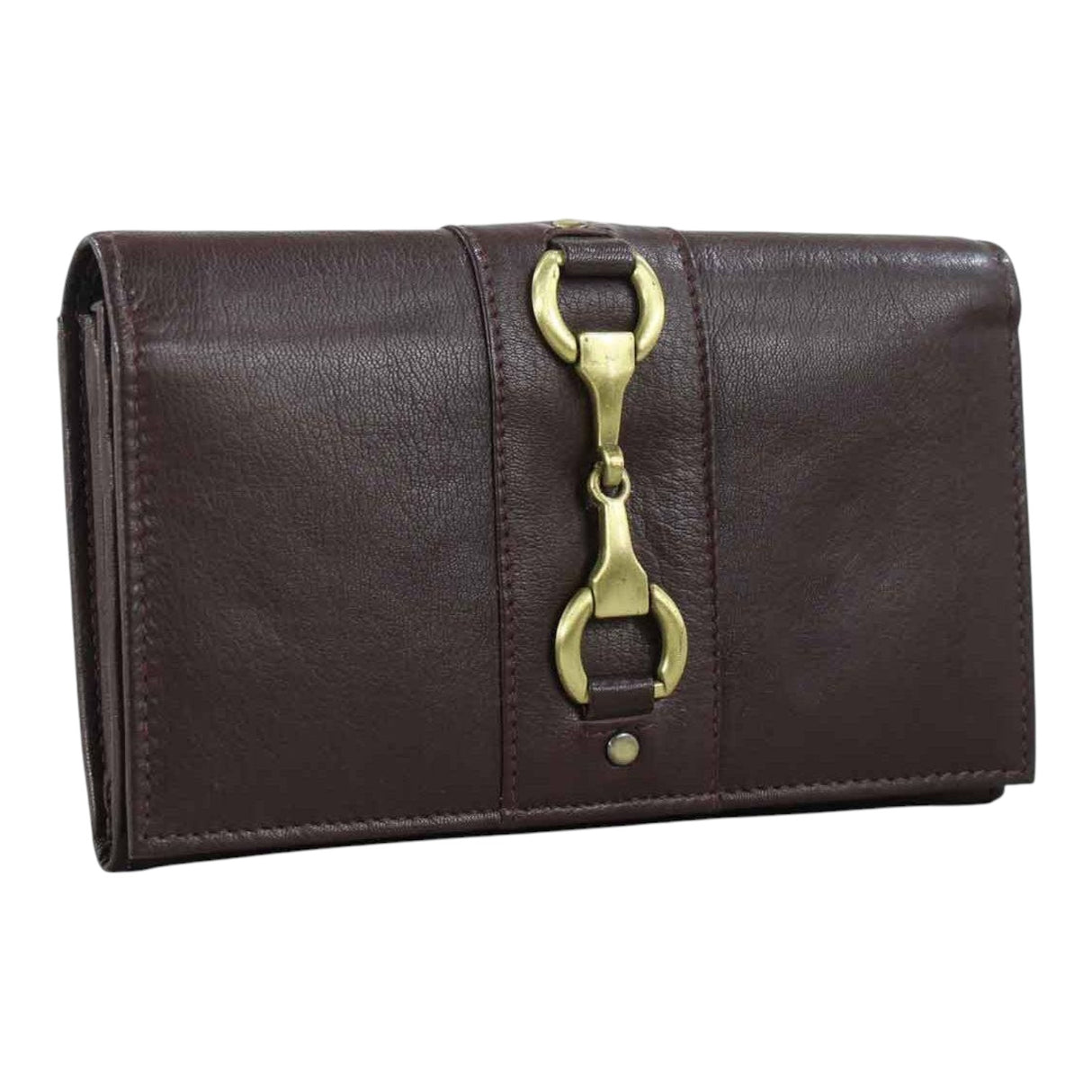 Grays 1922 Isla Purse with Snaffle in Brown Leather