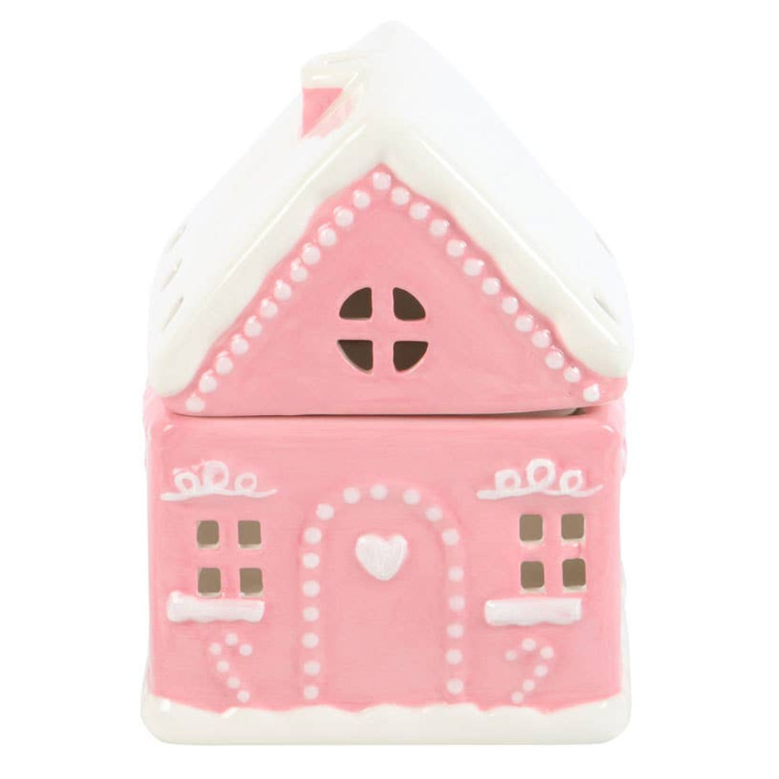 Something Different Pink Gingerbread House Oil Burner