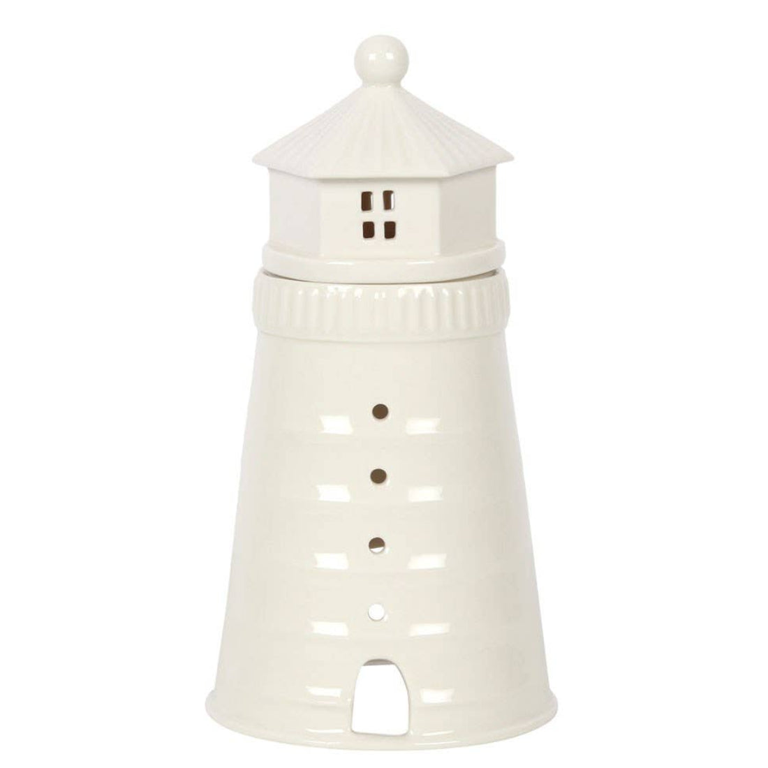 SD Nautical White Lighthouse Wax Burner