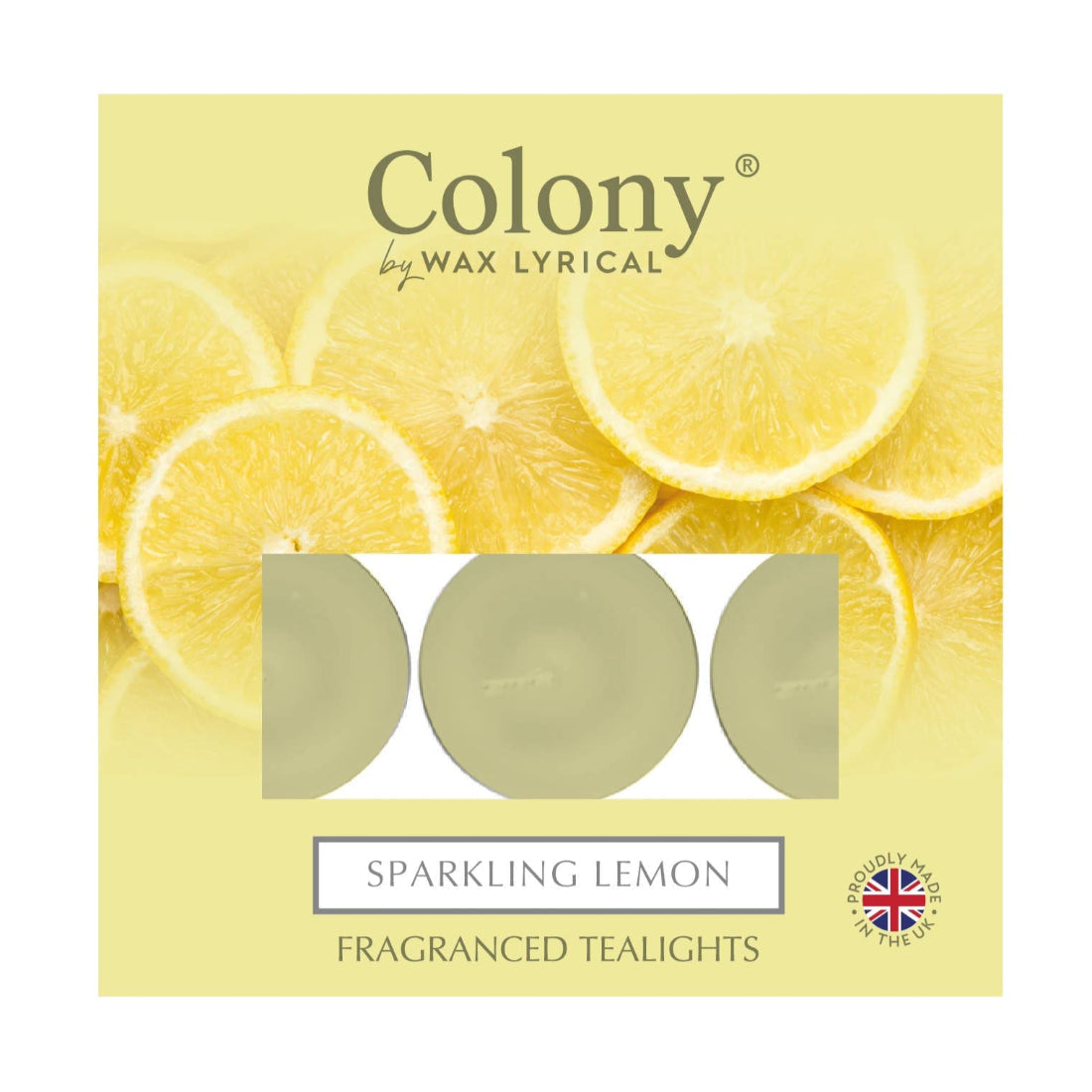 Colony Sparkling Lemon Pack of 9 Tealights