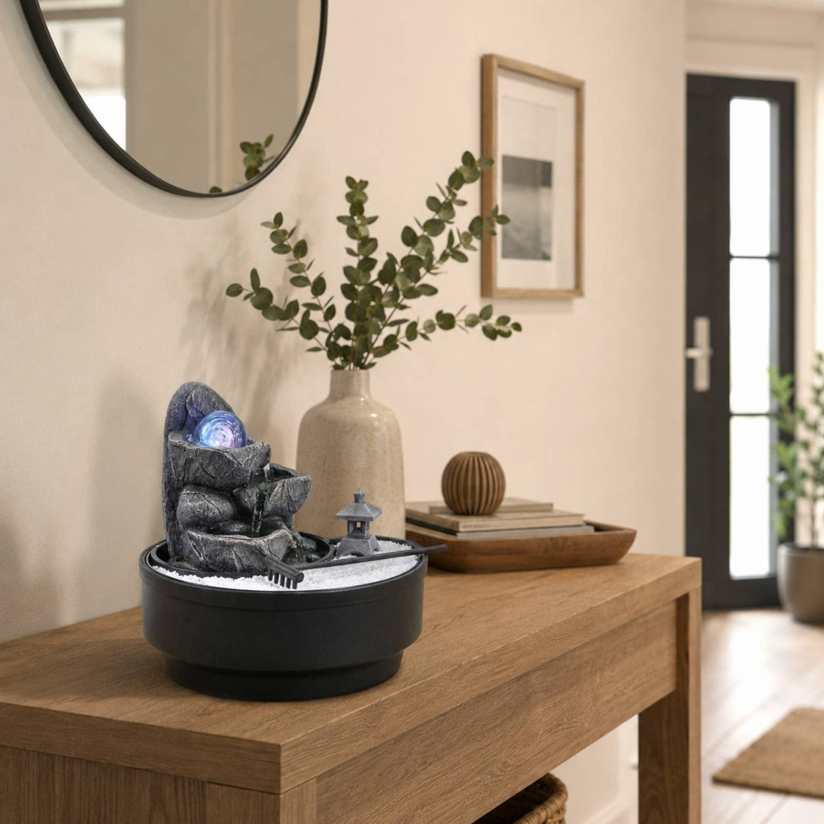 Zen Aroma Zen Garden & Bogota Indoor Fountain