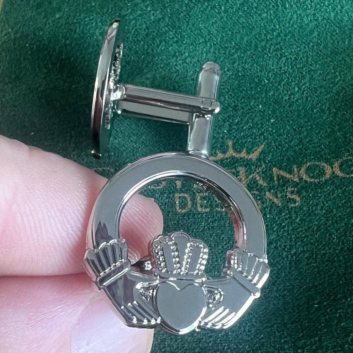 CastleKnock Designs Claddagh Ring Cufflinks