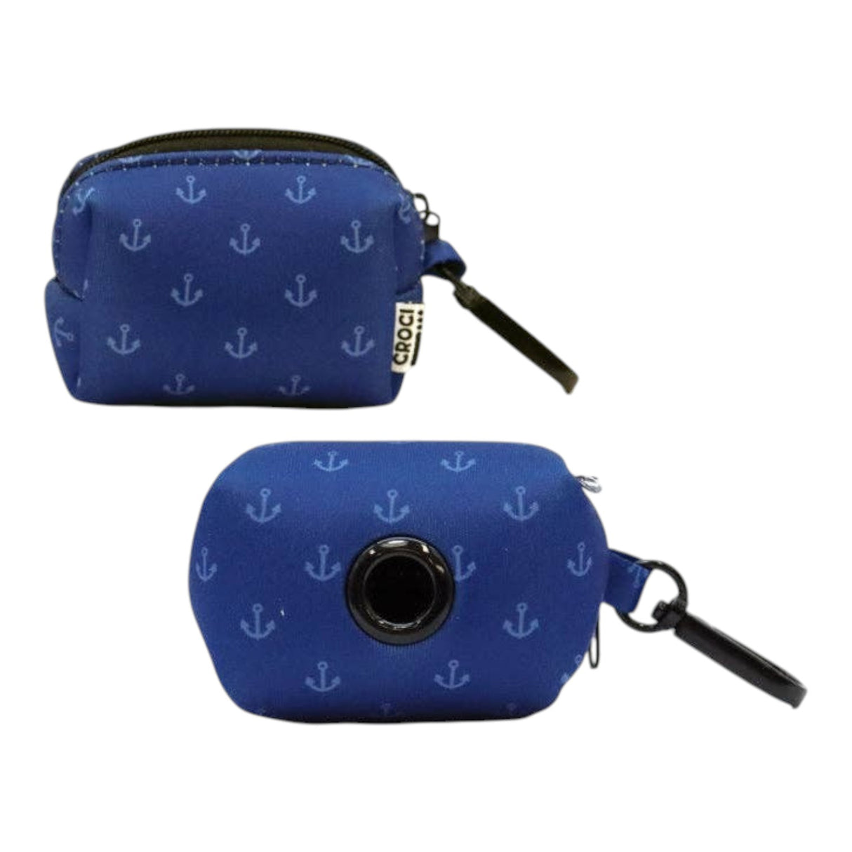 Croci Hygienic Poop Bag Holder - Nautical Chic