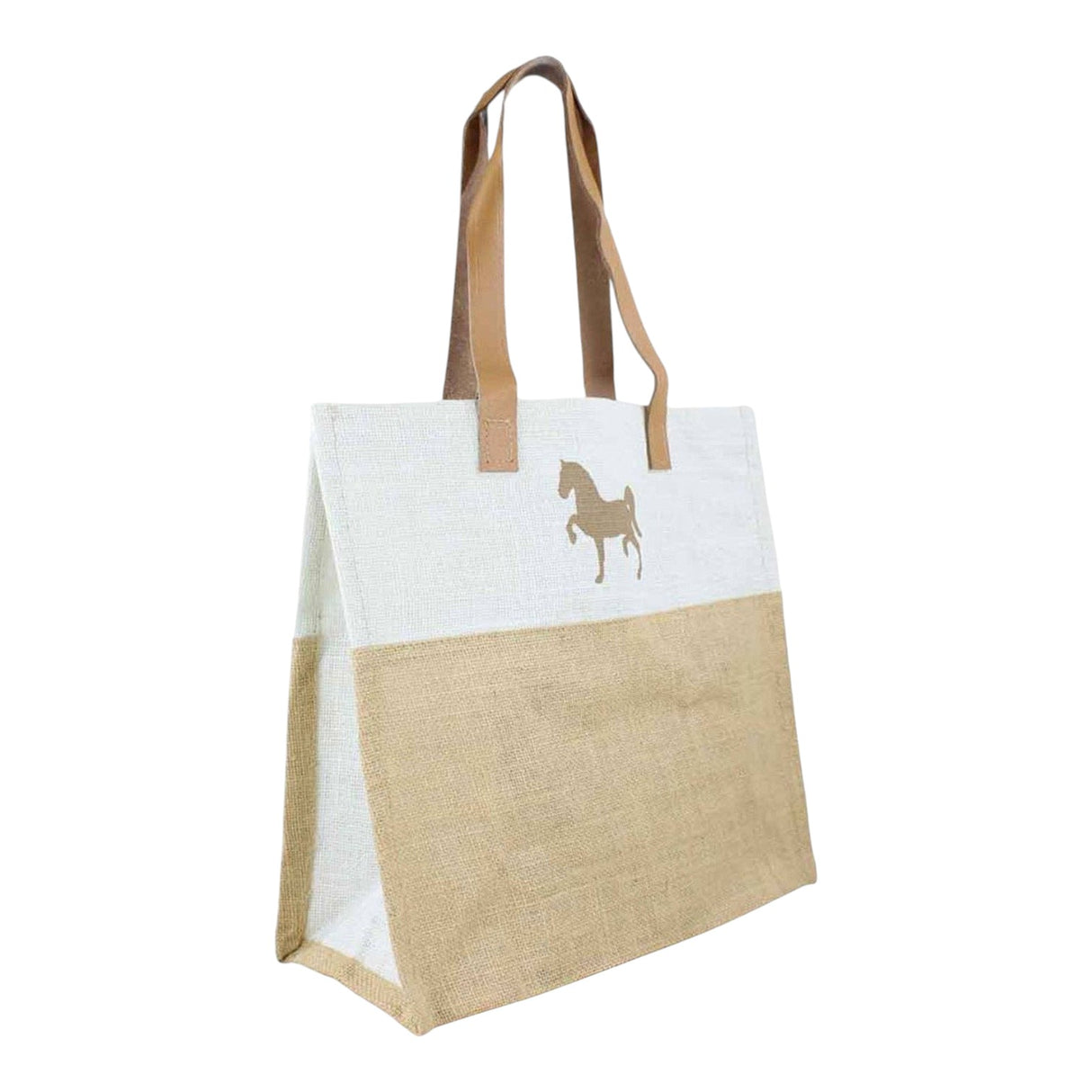 Grays 1922 Jute Shopper Bag Hackney Horse Design