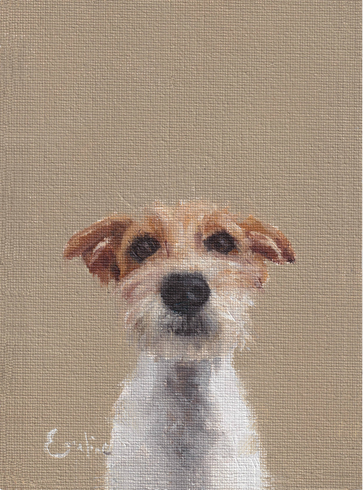 Emeline Watchorn Terrier Greeting Card 6x4