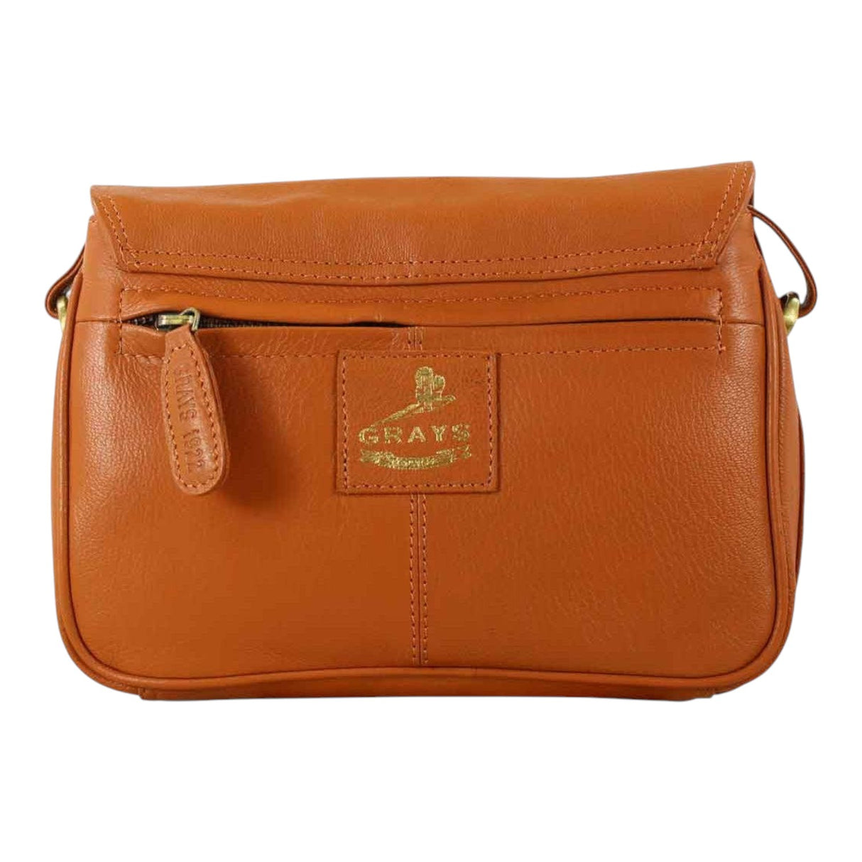 Grays 1922 Isla Shoulder Bag with Snaffle - Tan Leather