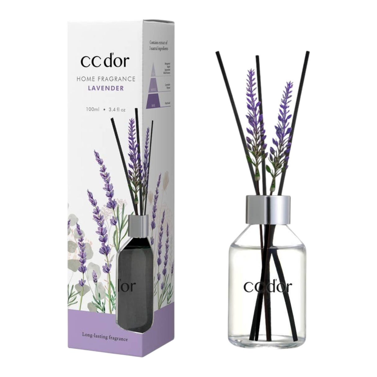 Cocodor Flower Reed Diffuser - Lavender Fragrance