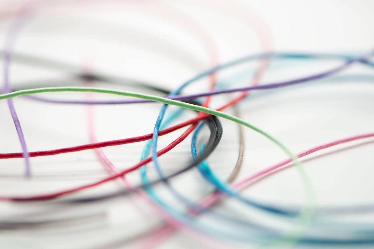 Talisman Silver Horseshoe Cord Bracelet