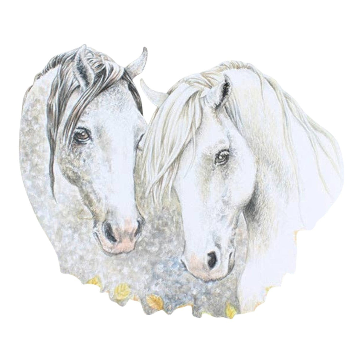 Grays 1922 Horses Blank Equestrian Horse Themed Card