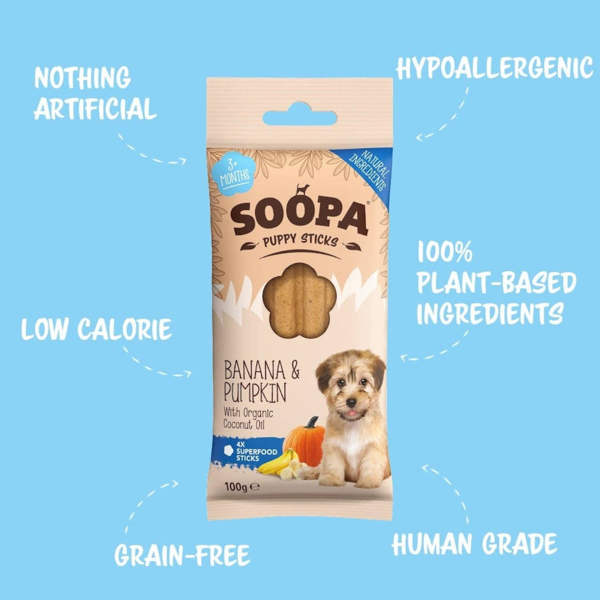 Soopa Puppy Dog Dental Sticks