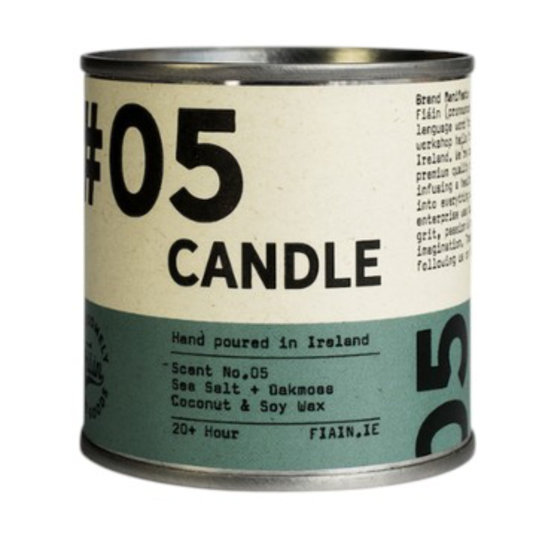 FAIN Candle 05 | Sea Salt + Oakmoss