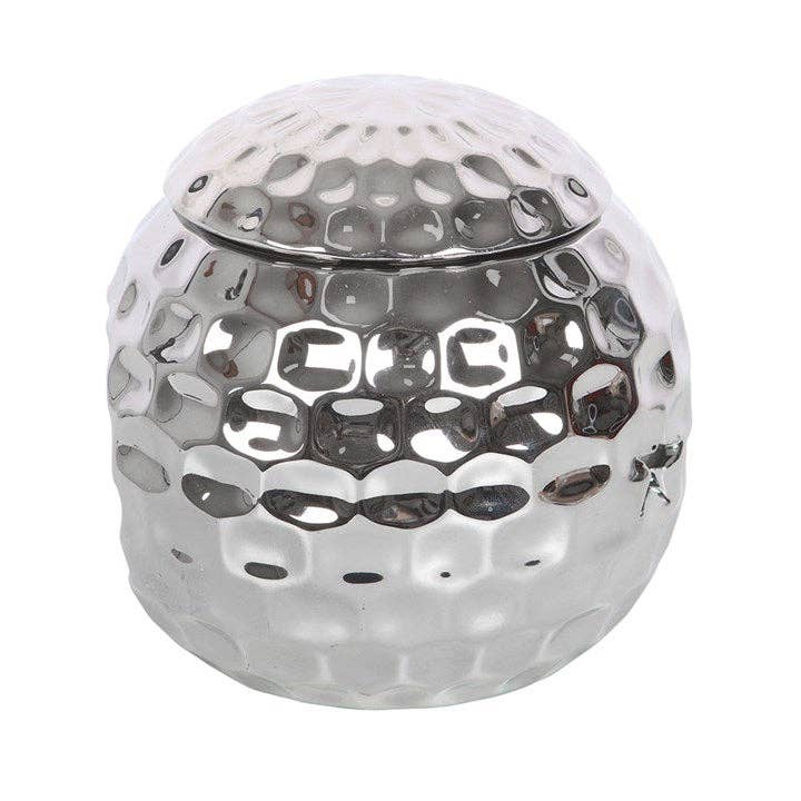 Something Different Silver Disco Ball Oil Burner