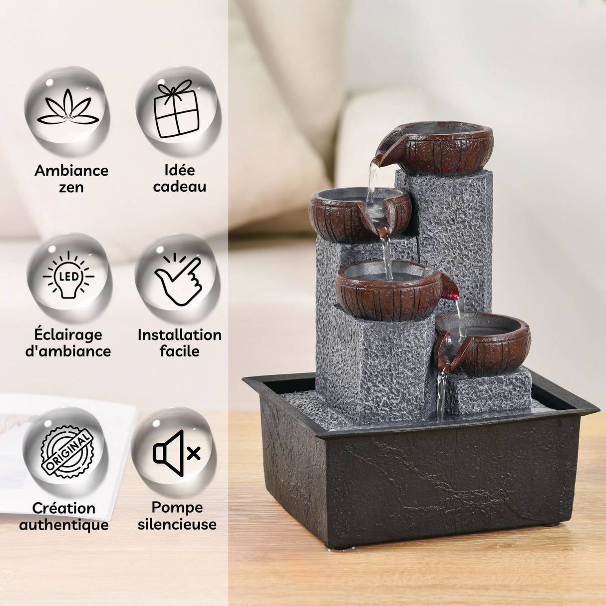 Zen Aroma Bekasi Nature Indoor Fountain