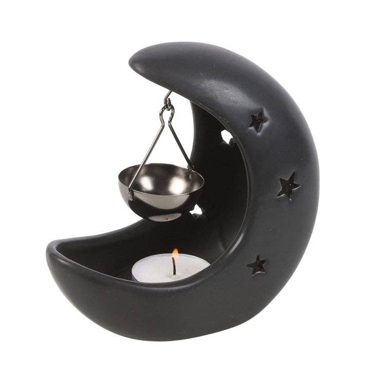 SD Black Crescent Moon Hanging Burner