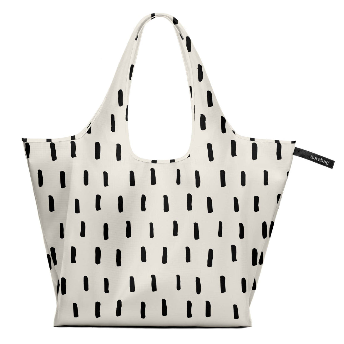 Notabag Foldable Tote - Black Brush