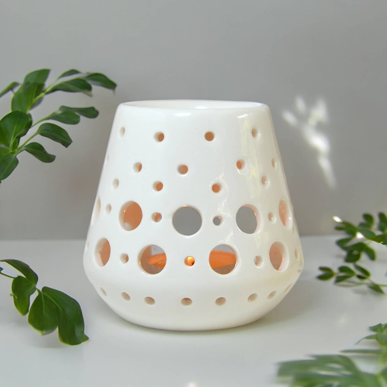 Zen Aroma Loob White Ceramic Burner