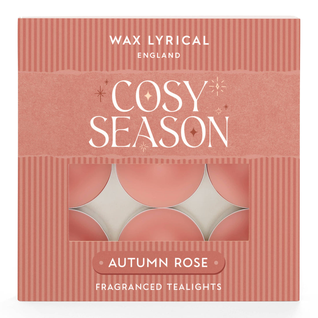 Wax Lyrical Cosy Season Autumn Rose Tealights