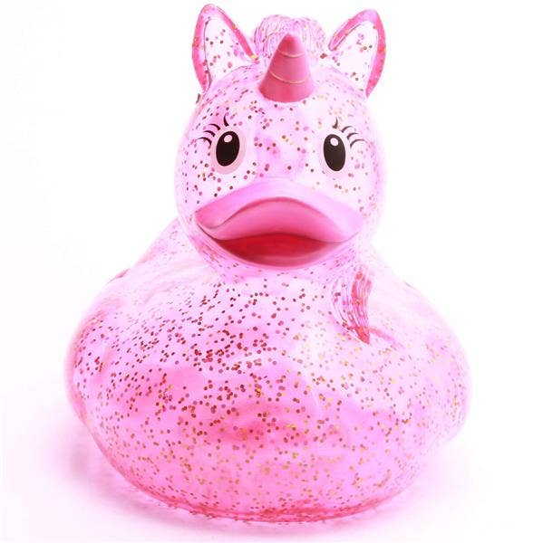 Duckshop Glitter Unicorn Rubber Duck