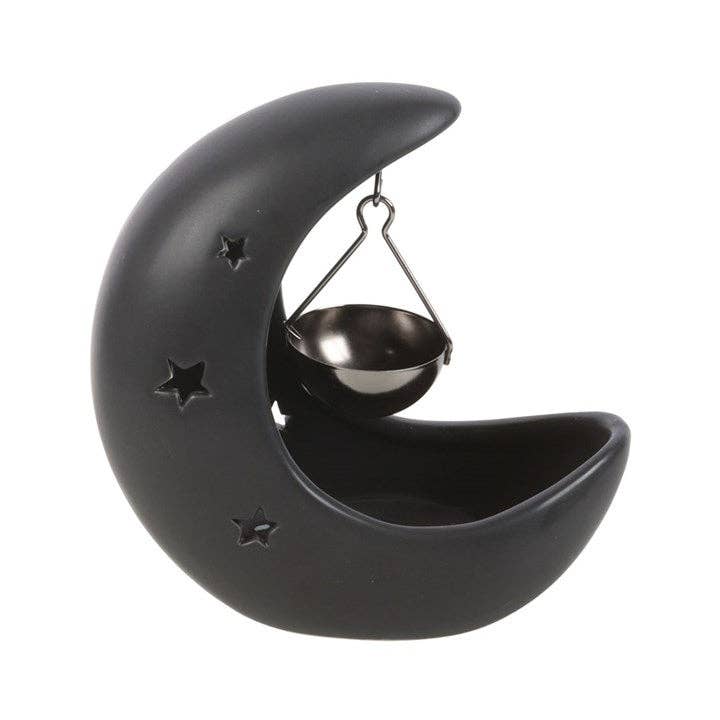 SD Black Crescent Moon Hanging Burner