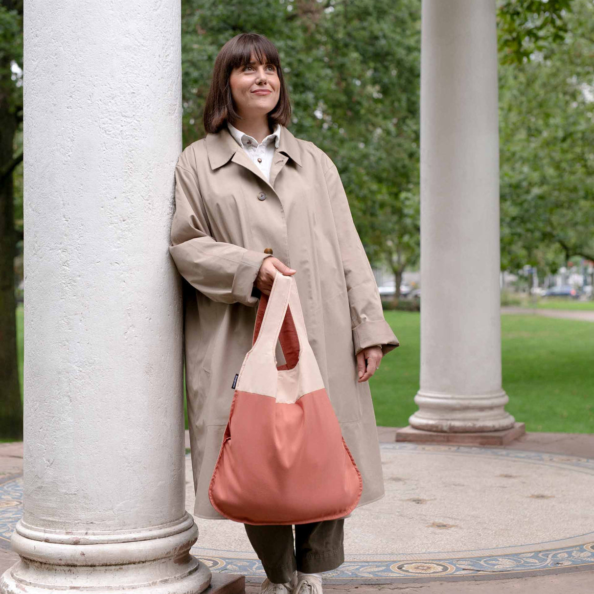 Notabag Convertible Bag and Backpack - Sand/Terracotta