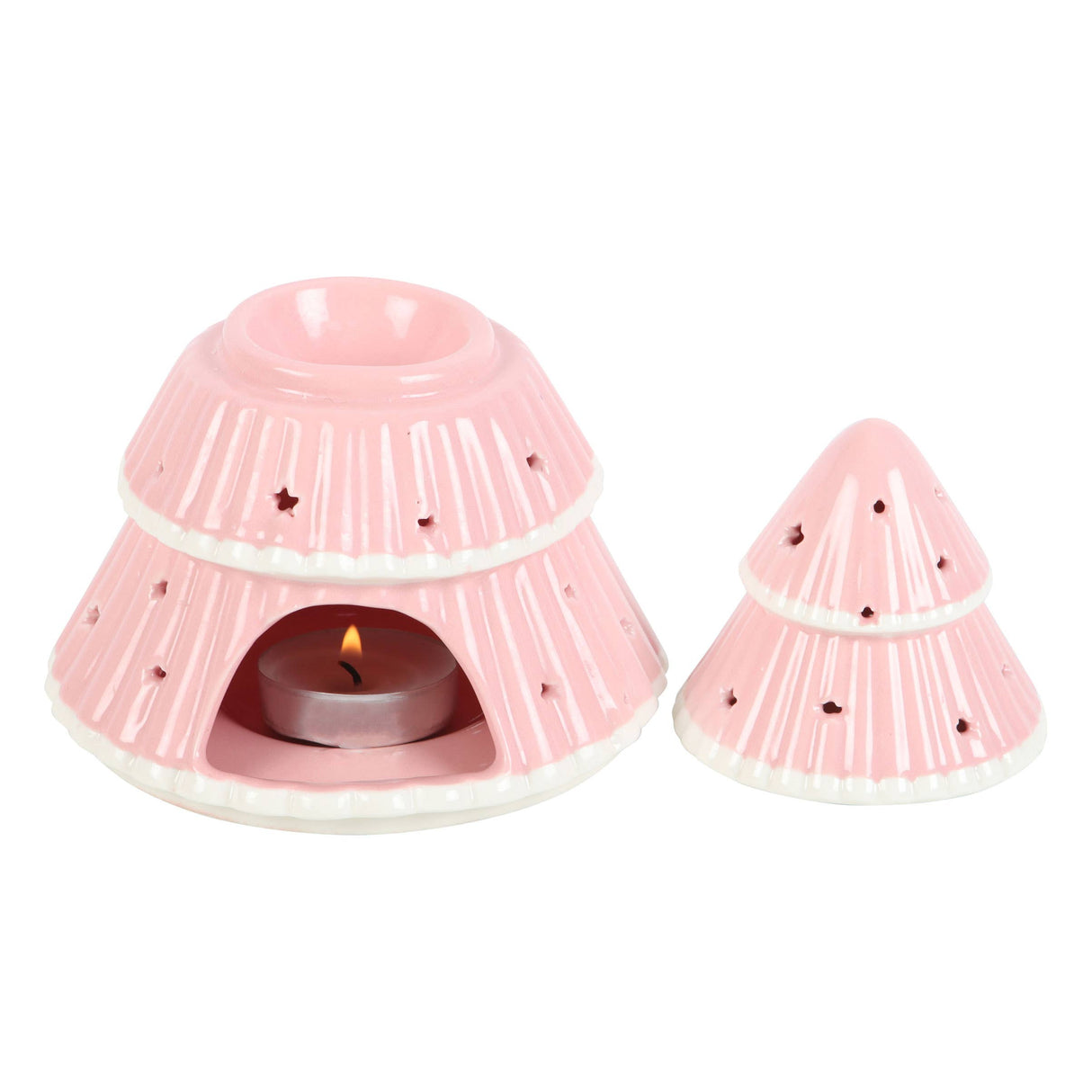Something Different Pink Christmas Tree Oil Burner