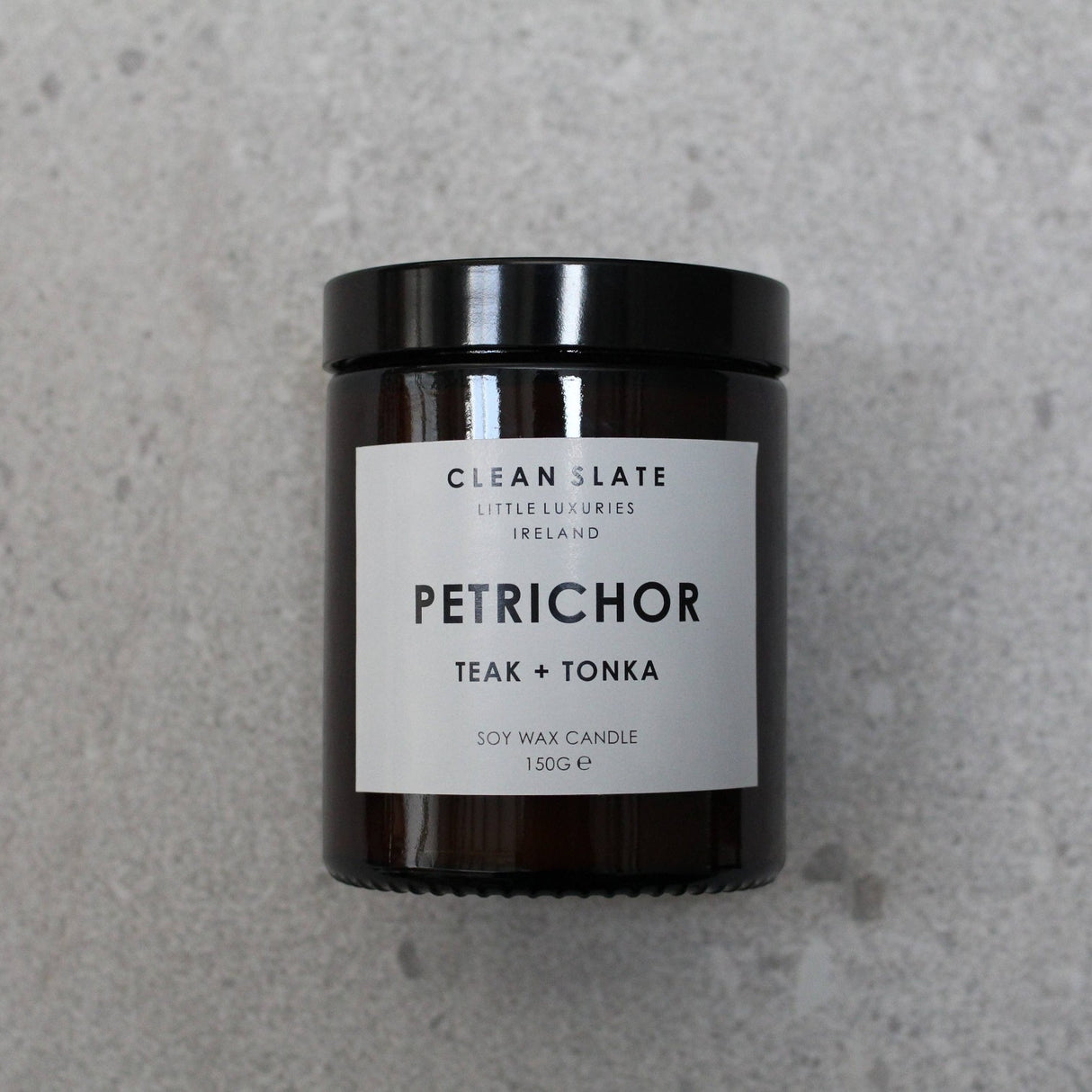 CLEAN SLATE Petrichor Amber Candle