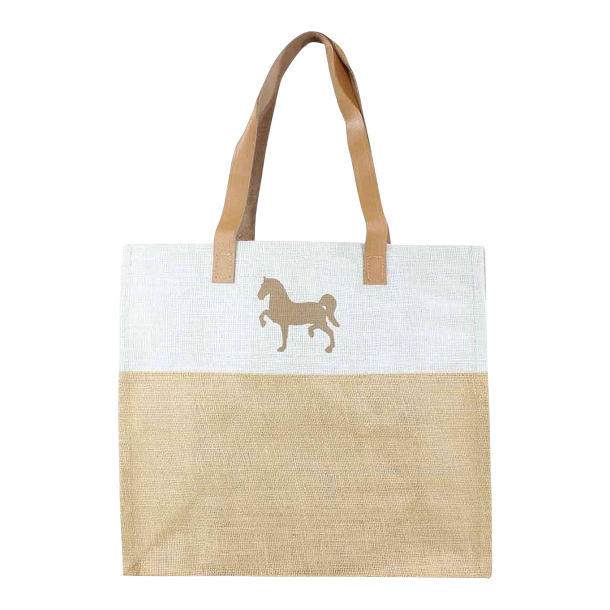 Grays 1922 Jute Shopper Bag Hackney Horse Design