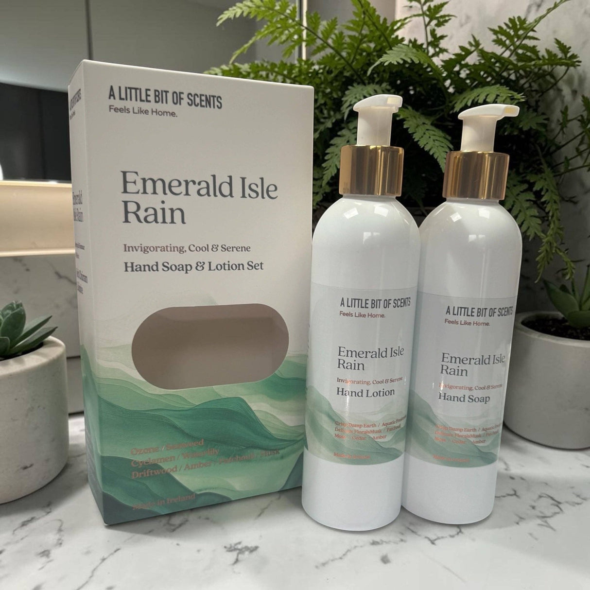 A Little Bit Of Scents Hand-Care Set Emerald Isle Rain