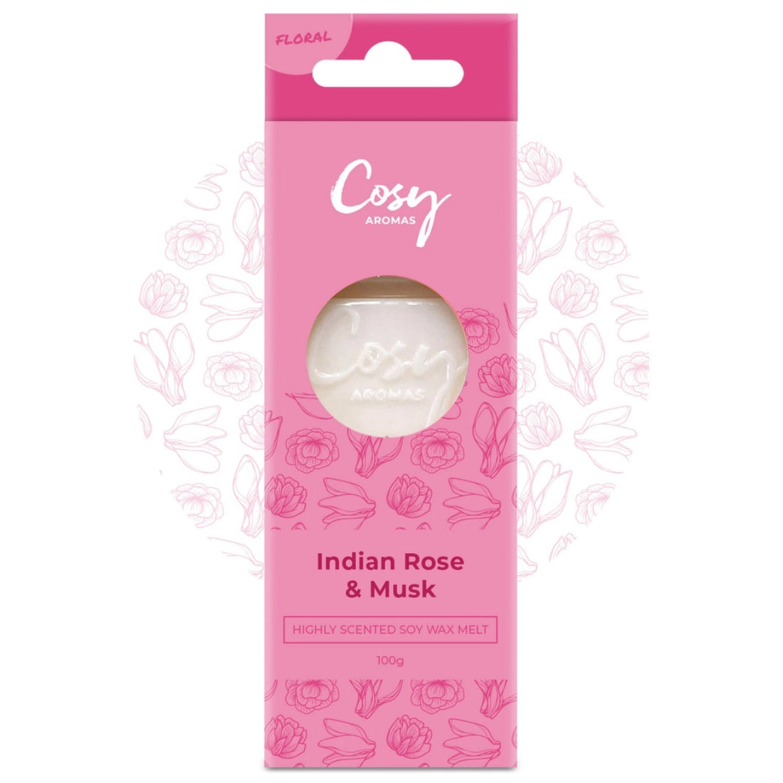 Cosy Aromas Indian Rose & Musk Wax Melt