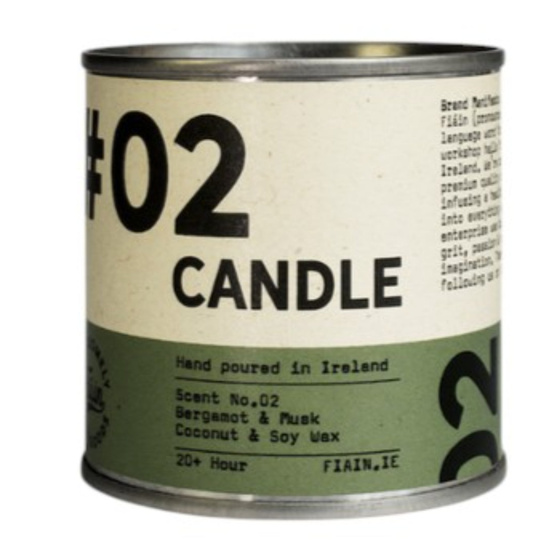 FAIN Candle 02 | Bergamot & Musk