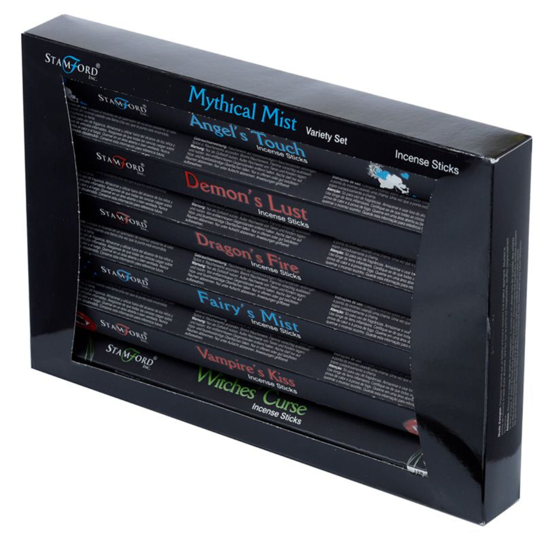 Stamford Hex Black Incense Sticks 6 Pack