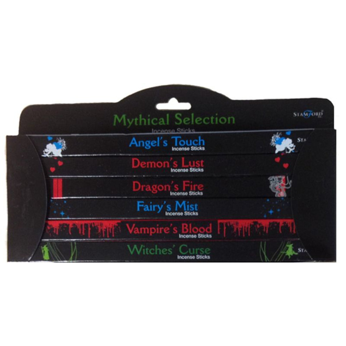 Stamford Hex Black Incense Sticks 6 Pack