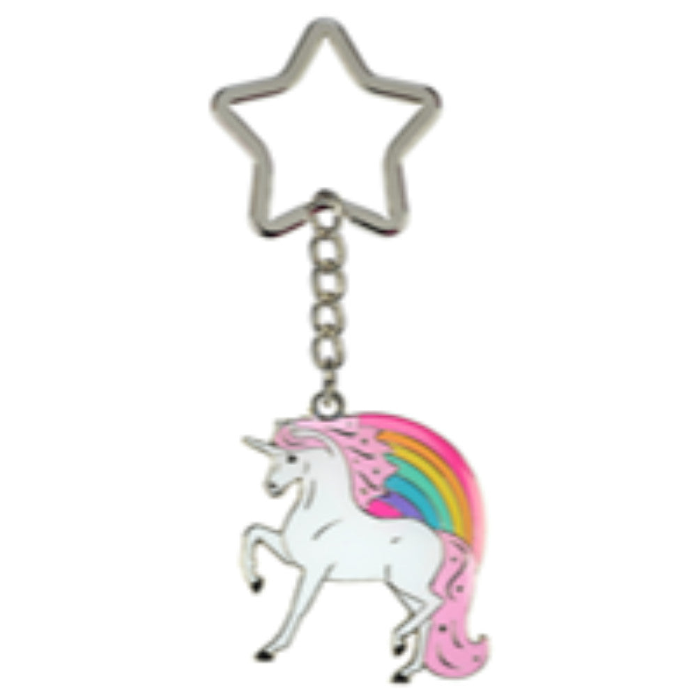 Metal Unicorn Keyring