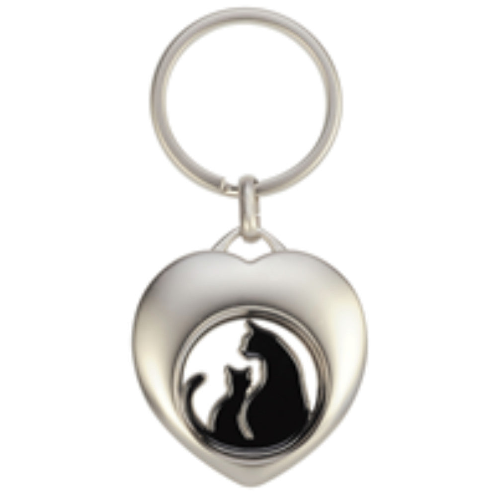 Heart Trolley Coin Keyring