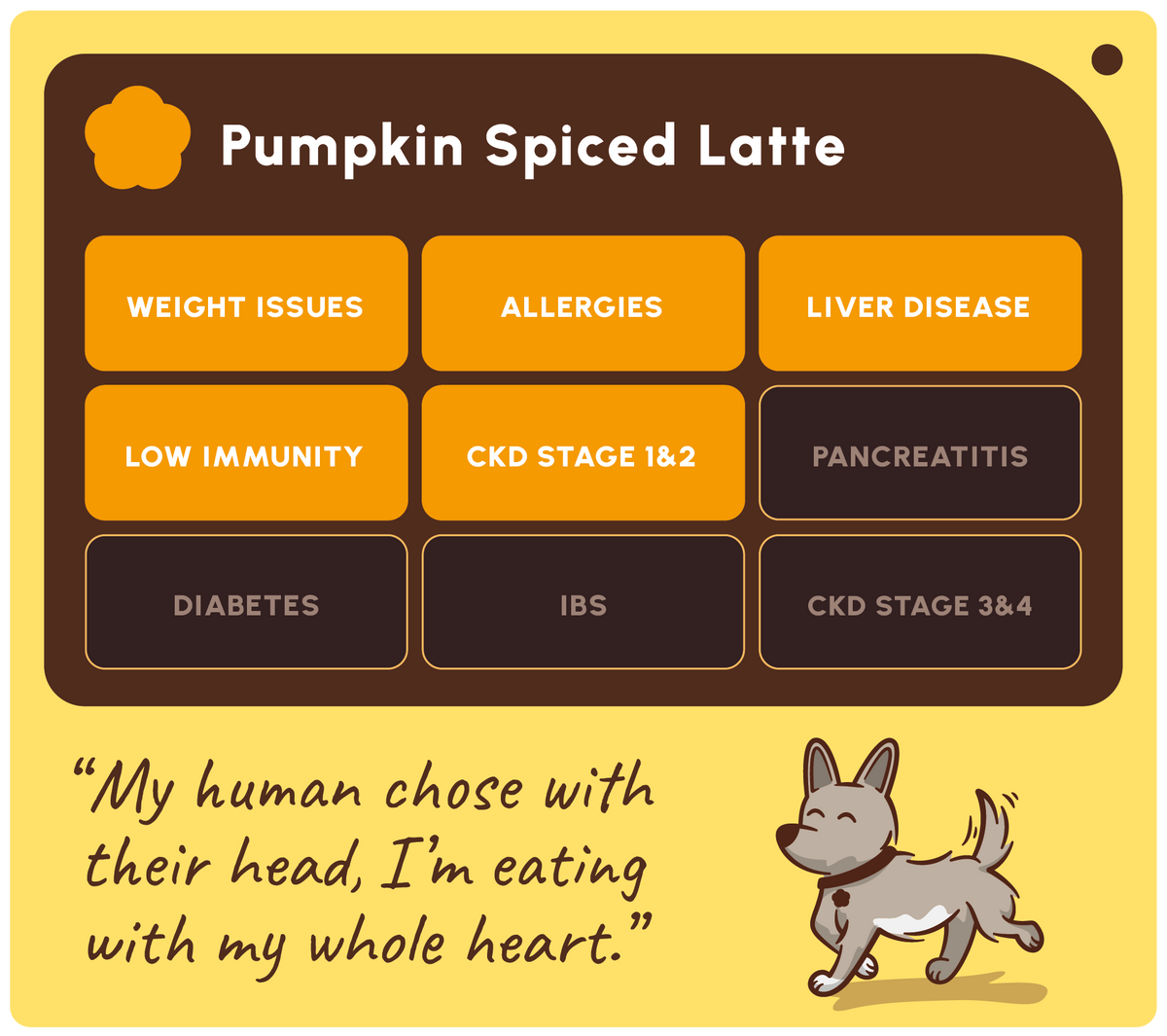 Soopa Pumpkin Spiced Latte Dog Dental Sticks