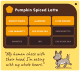 Soopa Pumpkin Spiced Latte Dog Treats
