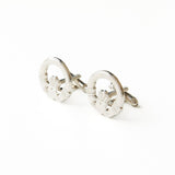 CastleKnock Designs Claddagh Ring Cufflinks Tie Clip Pin Set - Silver