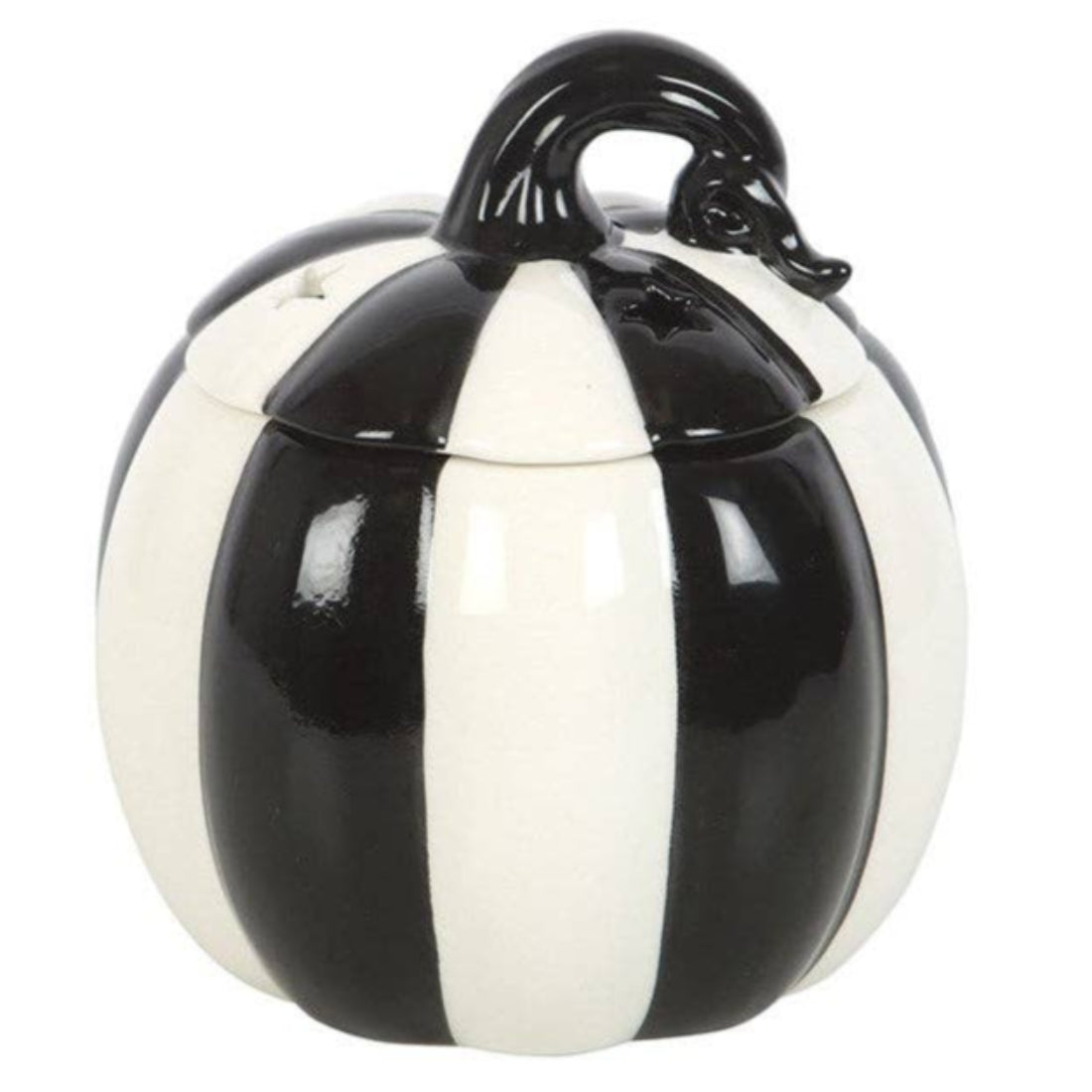 SD Black and White Pumpkin Oil Burner