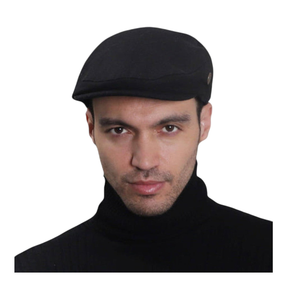 Boru Tweed Cap Black Large